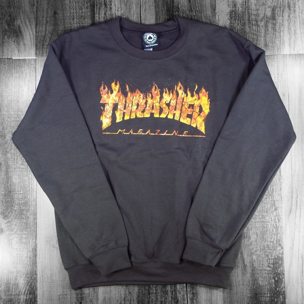 Thrasher Logo Sweatshirt (Brown)